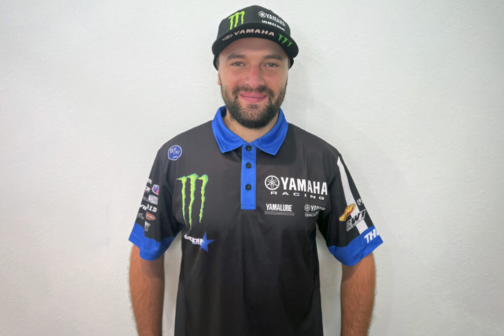 Copper Webb in a Yamaha Shirt