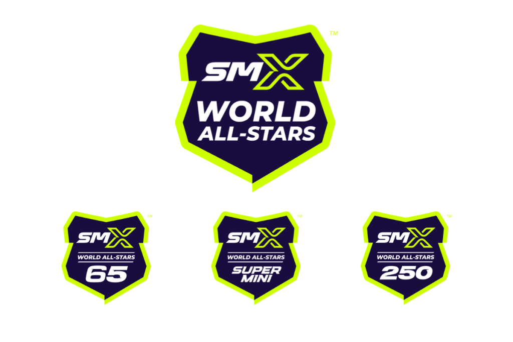 SMX World All-Stars, SMX 65, SMX Super Mini and SMX 250 logos