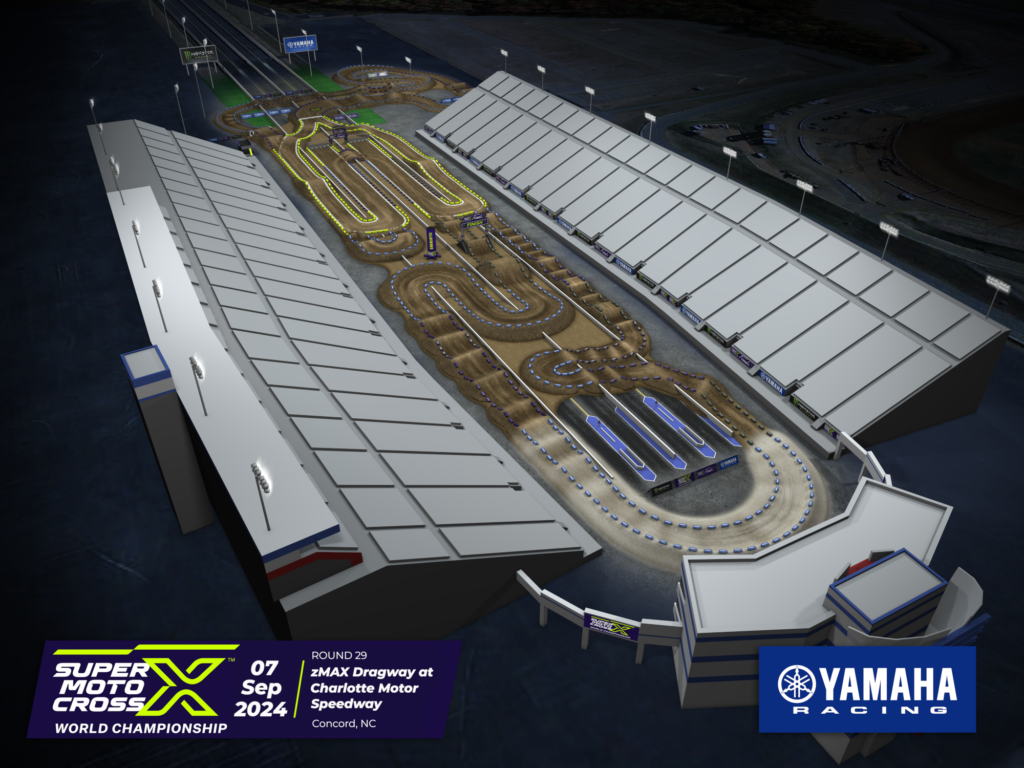Animated track map for Charlotte Motor Speedway