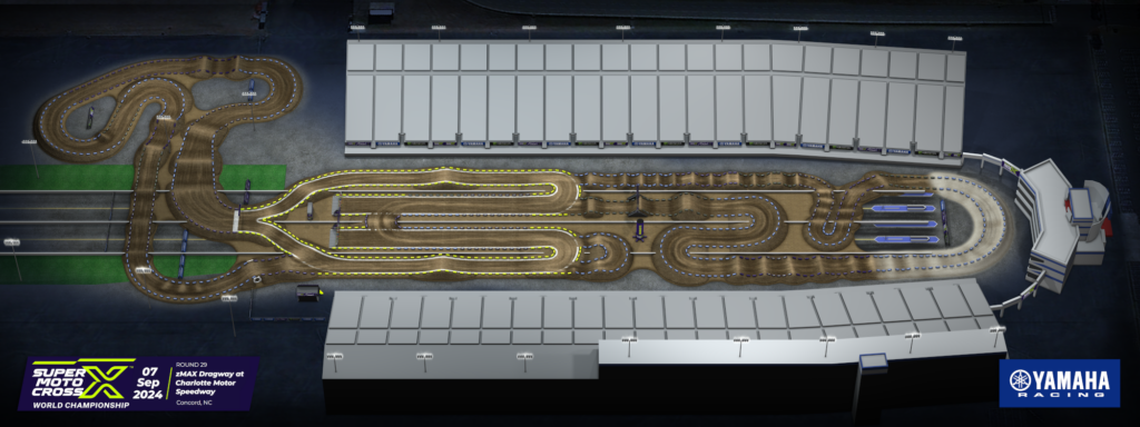 Animated track map for Charlotte Motor Speedway