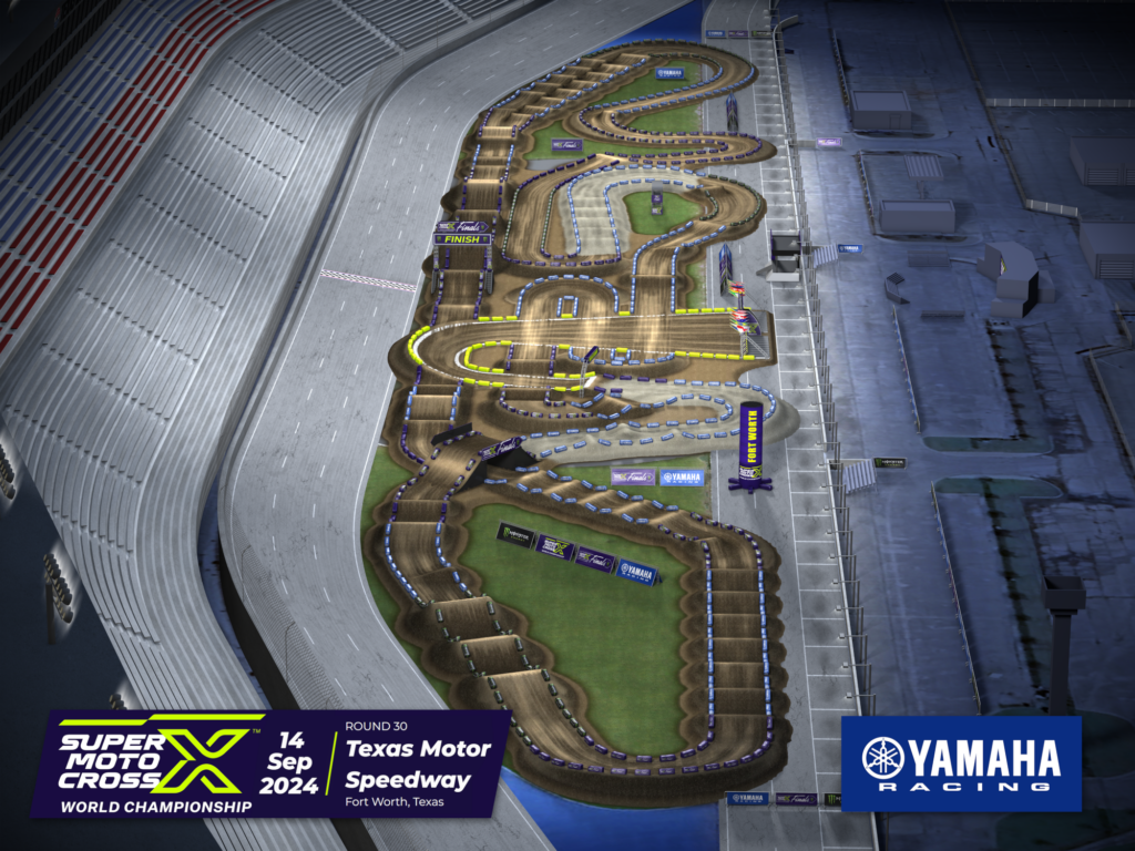 Animated track map for Texas Motor Speedway