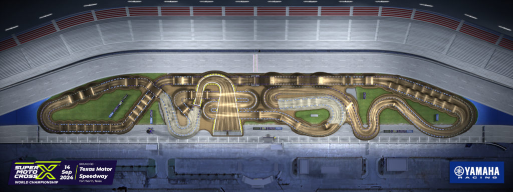 Animated track map for Texas Motor Speedway