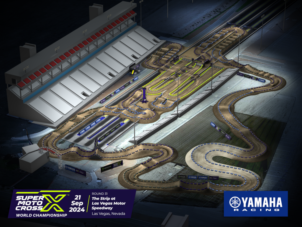 Animated track map for Las Vegas Motor Speedway