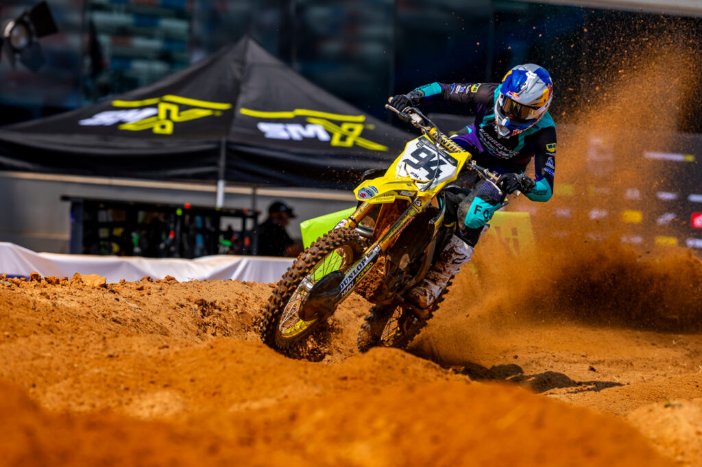 Ken Roczen at SuperMotocross World Championships Round 29, and Round 01 of the AMA SMX Finals, at Z Max Speedway in Concord, North Carolina, USA on 06 September, 2025.