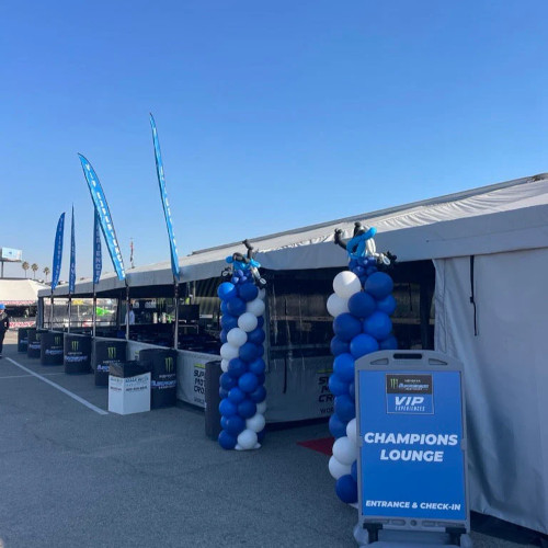 Exterior view of the Champions Lounge