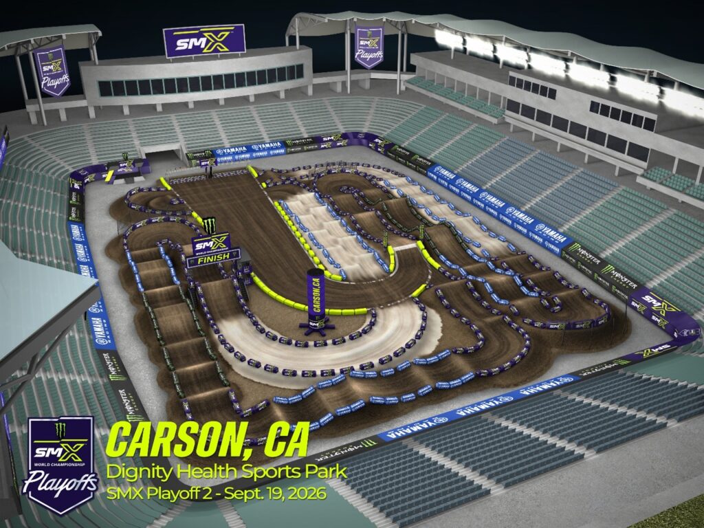 Carson track map