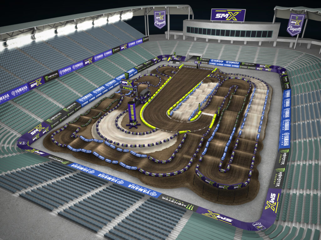 Los Angeles track map