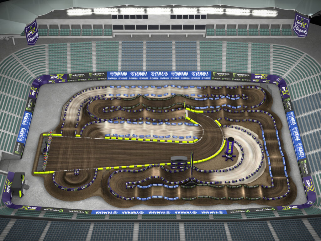 Los Angeles track map