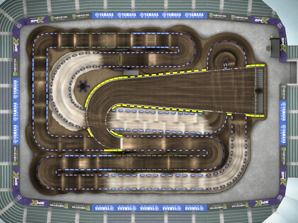 Los Angeles track map