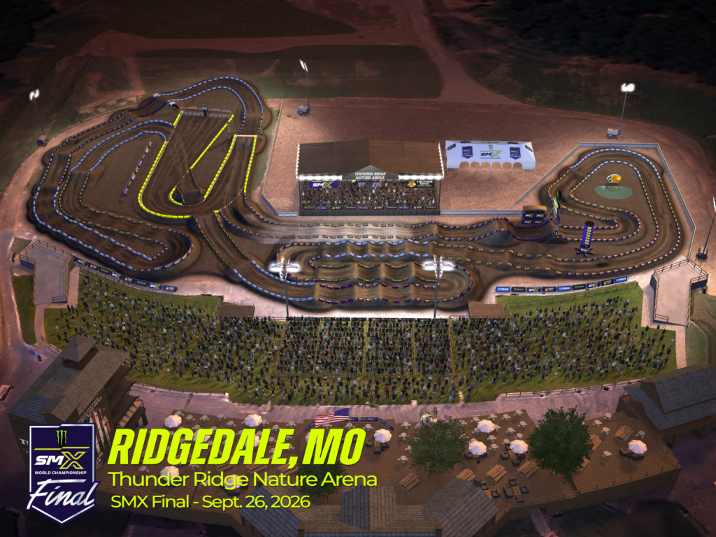 Ridgedale track map