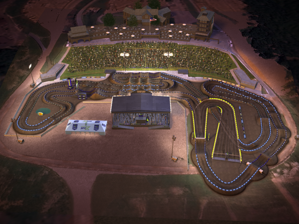 Ridgedale track map