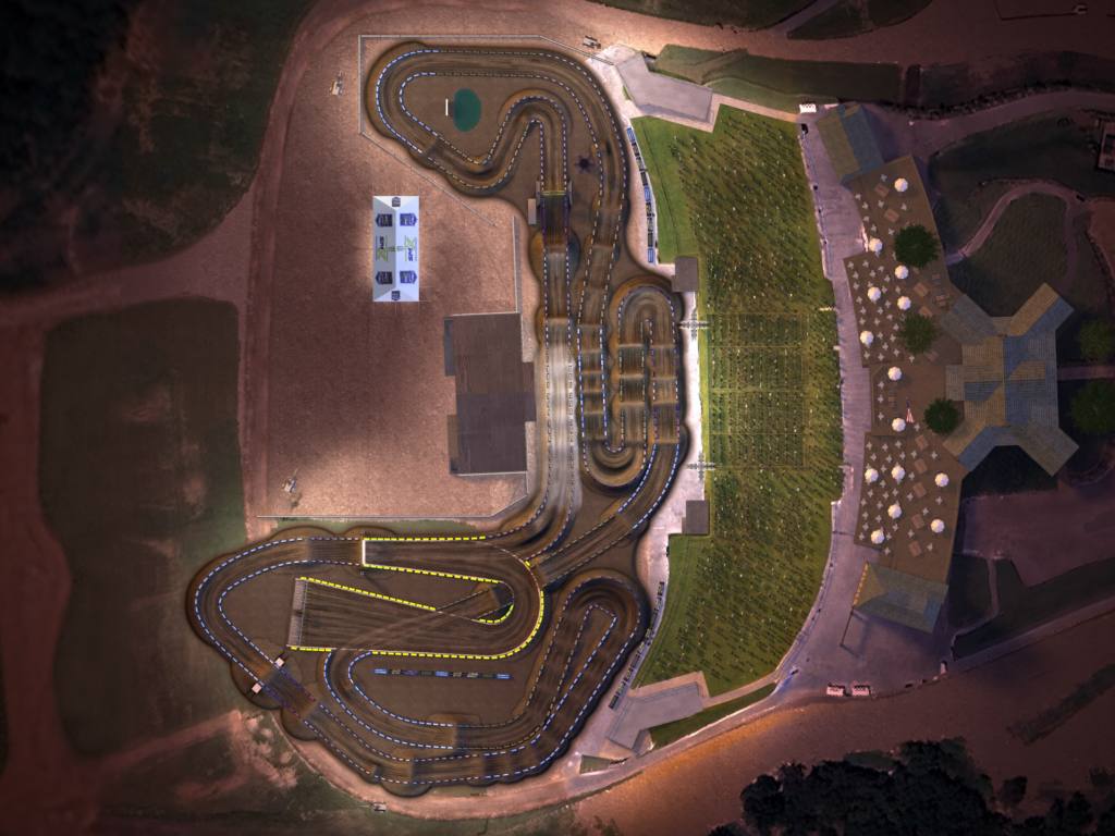 Ridgedale track map