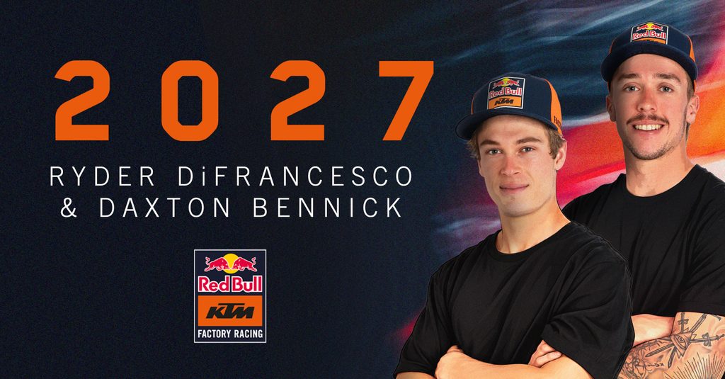 2027 - Ryder DiFrancesco and Daxton Bennick - Red Bull KTM Factory Racing